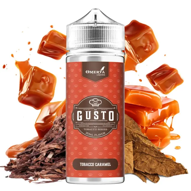 Tobacco Caramel 20ml (120ml) - Gusto by Omerta