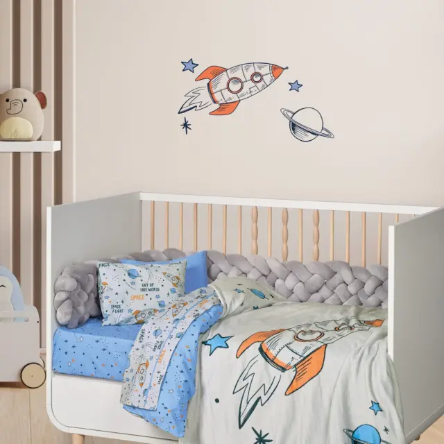 Κουβέρτα Αγκαλιάς 80Χ110 300gsm Fun Das Home 4912 Blue-Grey-Orange 100% Πολυέστερ 2