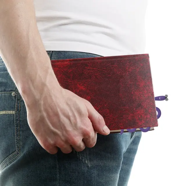 Artori Design Πρωτότυπος Σελιδοδείκτης / Bookmark: Wally, ο Βιβλιοφάγος - Μωβ 2