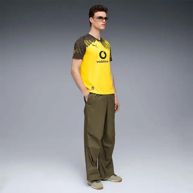 Puma Men's BVB Borussia Dortmund Home Replica Jersey Κίτρινο - Μαύρο 780088-01 (Puma) 3