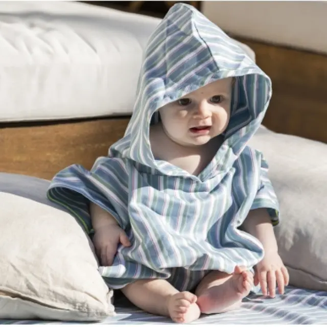 Walking Mum: Πόντσο Πετσέτα Microfiber SPF 50+ Strips 9-24 μηνών - 9 - 24 μηνών
