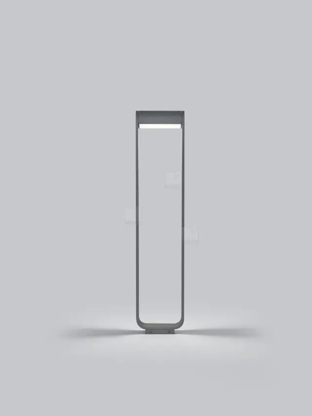 LUZ44 Bollard Φωτιστικό LED Εξωτερικού Χώρου IP54 Graphite με Περιστρεφόμενη Κεφαλή Ανθρακί 3