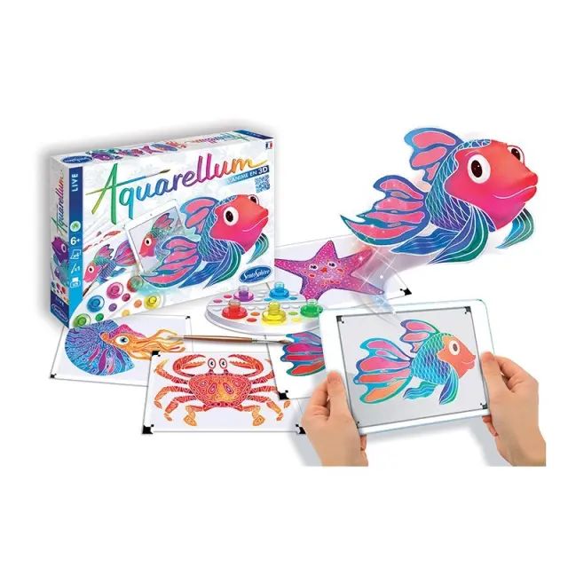 SentoSphere Aquarellum Live Θαλάσσια Ζώα 4τμχ (6+ ετών) 028-6702 2