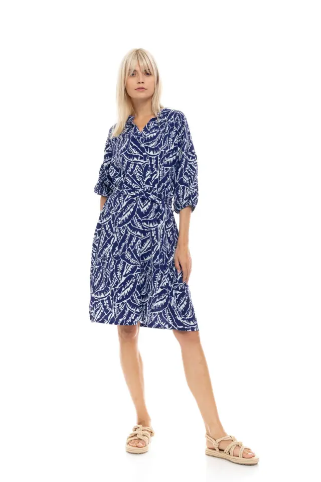 B515 - Type - BEACHWEAR BLUE PALM