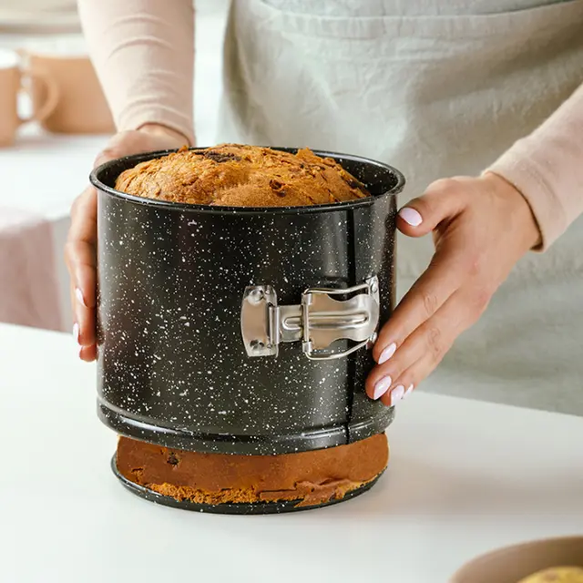 NAVA - Φόρμα panettone αποσπώμενη "Nature" με αντικολλητική επίστρωση stone 16cm 3