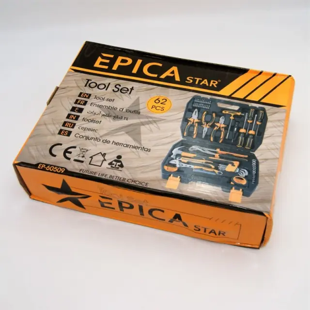 ΣΕΤ ΒΑΛΙΤΣΑΚΙ ΕΡΓΑΛΕΙΩΝ 62τμχ EPICA TO-EP-60509 2