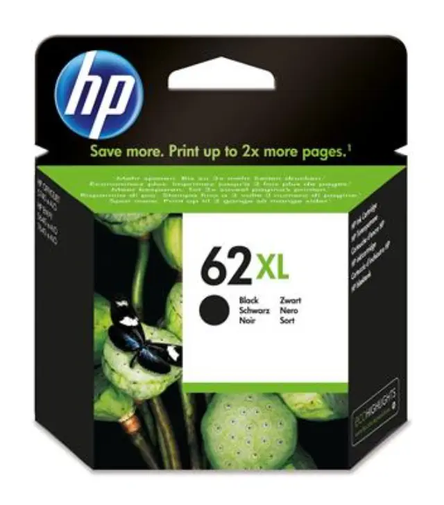 HP 62XL Γνήσιο Μελάνι Εκτυπωτή InkJet Μαύρο (C2P05AE)