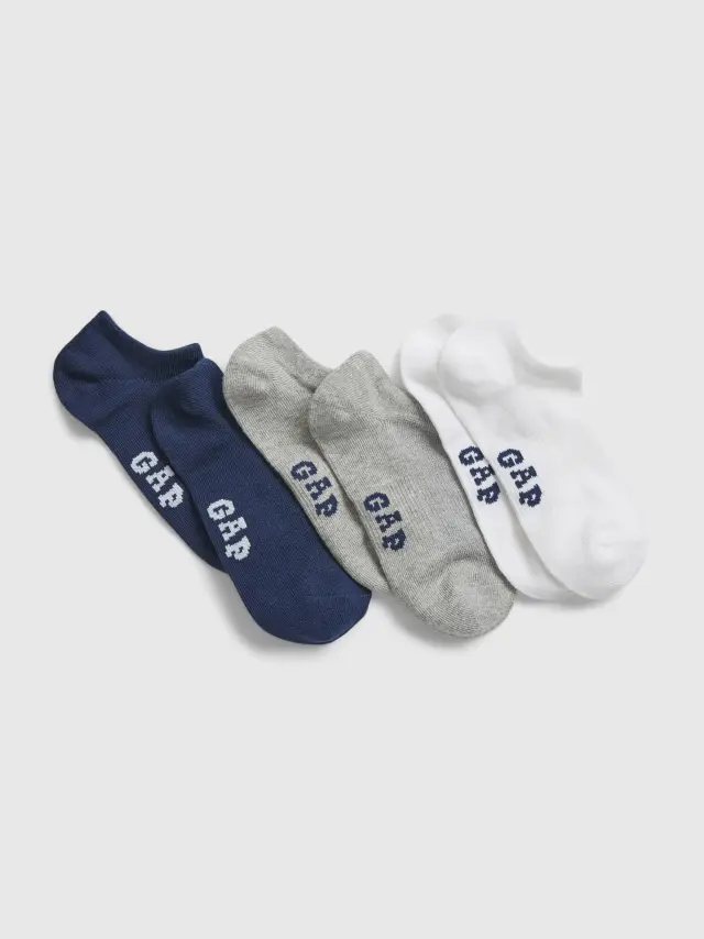 Παιδικές No Show Κάλτσες (3-Pack) Multi - L