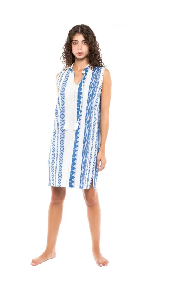 B265 - Type - BEACHWEAR BLUE EMBROIDERY