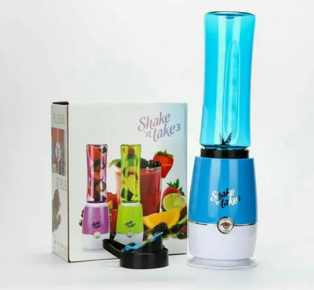 Shake N Take Bottle 3 Μπλέντερ για Smoothies 0.5lt 180W Μπλε 3