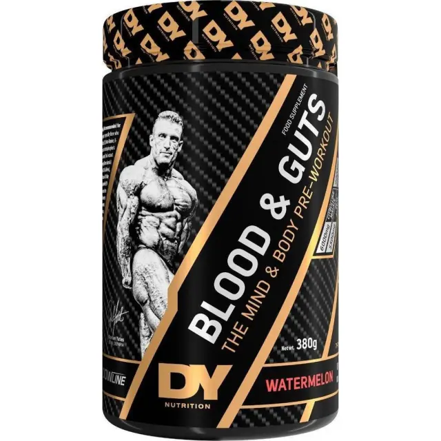 Dorian Yates Nutrition Blood & Guts 380g Watermelon (5060763890411)