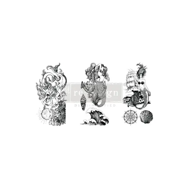 Χαρτί Decor Transfer Prima Re-Design, Mermaid Treasure, 15.2x30cm