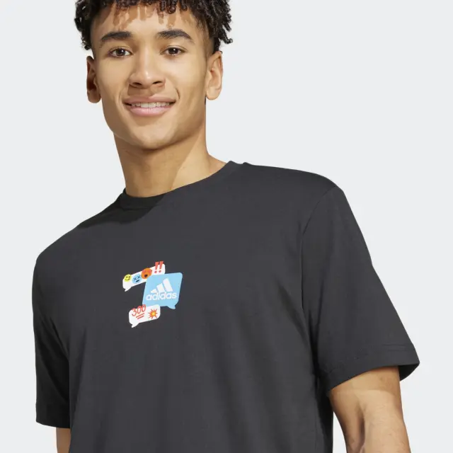 Adidas T-shirt Remoji Black IW2644 - S 3