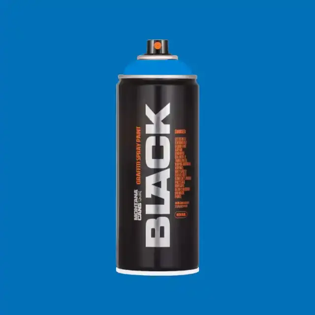 Montana Black Spray Paint 400ml BLK-5070 Horizon