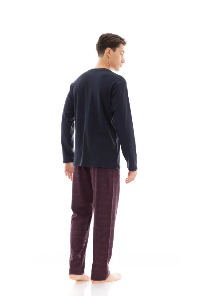 W-M681 - Type - PYJAMA BORDO PLAID 3
