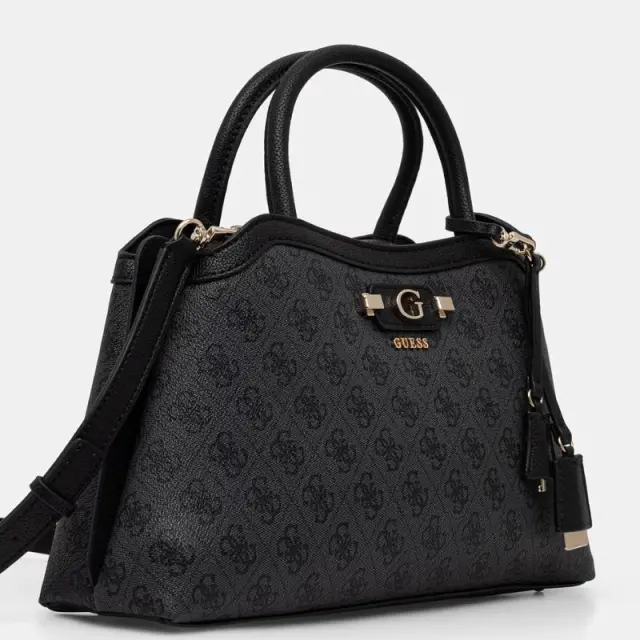 Guess - Γυναικεία Τσάντα Guess Lindsey Satchel HWSG9749060-CLO Μαύρο 2