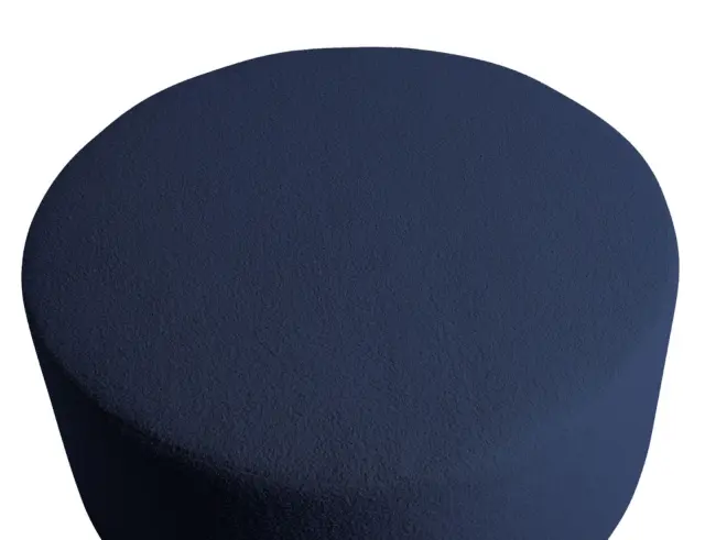 Σκαμπό Evie PTMD Luxury Living με διαστάσεις 90x90x40cm - Blue 117054 2
