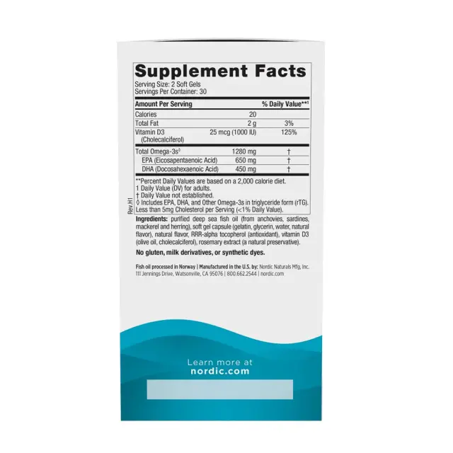 Nordic Naturals Ultimate Omega-D3 2