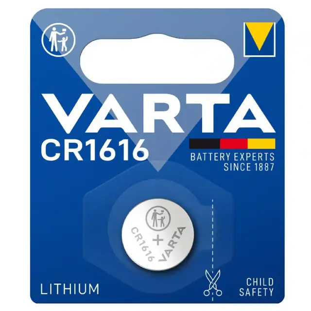 VARTA CR1616 Lithium 6616 μπαταρία λιθίου ρολογιών 3V 1τμχ