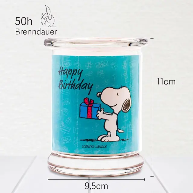 Peanuts Snoopy Αρωματικό Κερί (250gr): Happy Birthday 2