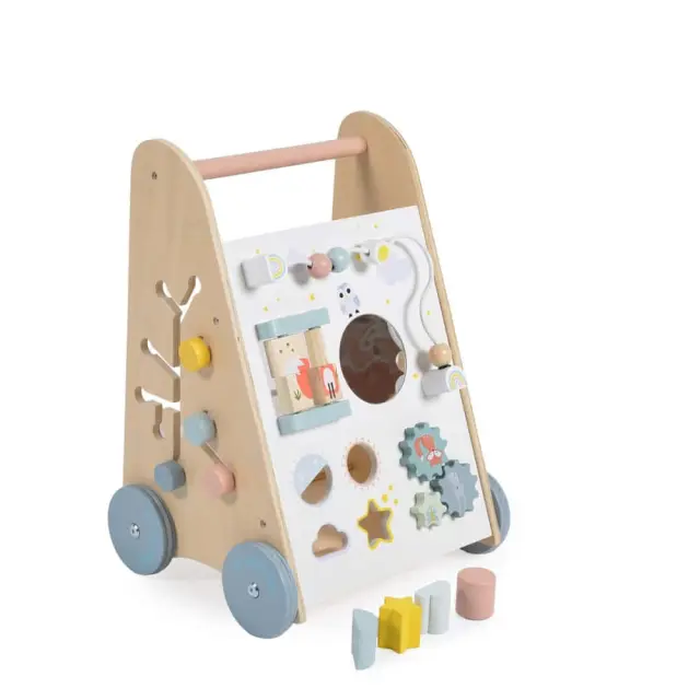 Moni Toys Ξύλινη Περπατούρα με Εκπαιδευτικές Δραστηριότητες 2145