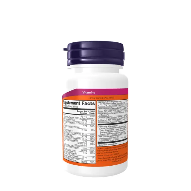 Now | Daily Vitamins Multi | Συμπλήρωμα Διατροφής Πολυβιταμινών | Vegeterian 30 Caps. 2