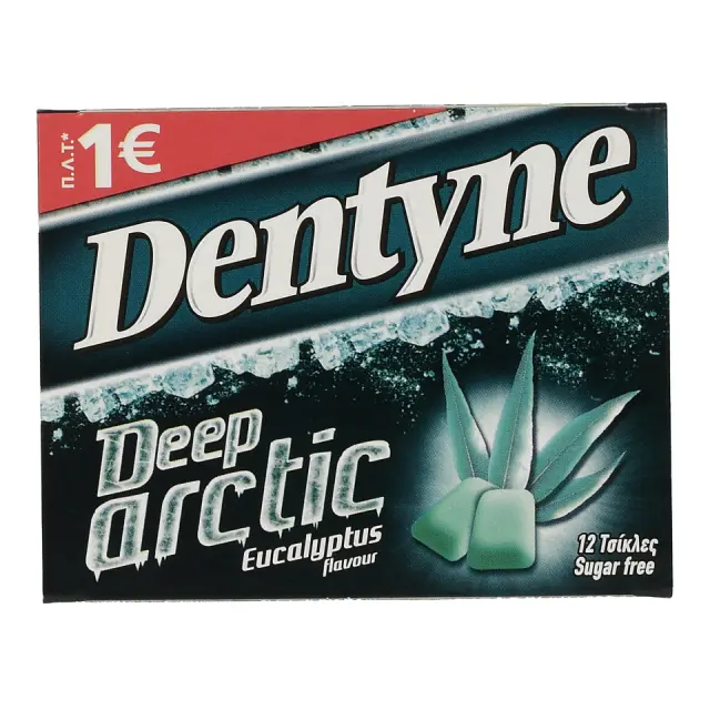 Dentyne Deep Arctic Δυόσμος Χωρίς Ζάχαρη 16,8g 1 τμχ