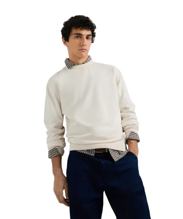 Pepe Jeans - Ανδρική Μπλούζα Φούτερ Jasper PM5800201-804 Offwhite 2