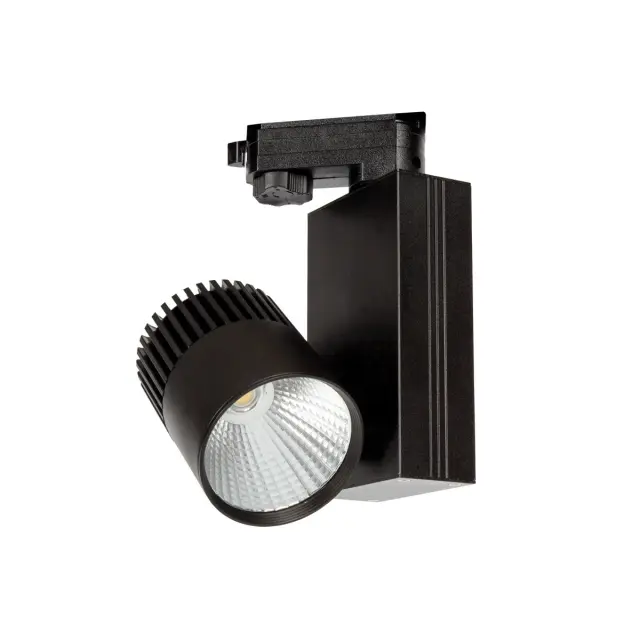 Pette Σποτ ράγας αλουμινίου LED COB 15W 4000K 1.350lm 24° μαύρο