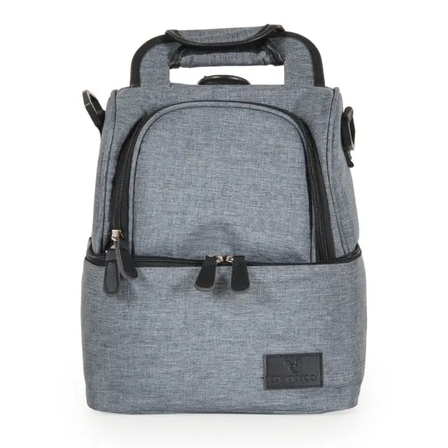 Cangaroo Aurora Ισοθερμική Τσάντα Φαγητού Με 2 Επίπεδα Grey