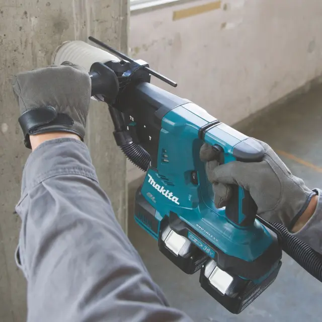 Makita DLX2280PTJ - Promo kit: Κρουστικό δραπανοκατσάβιδο DHP484 (60Nm), το πιστολέτο 3 λειτουργιών 18Vx2 DHR281, 3 μπαταρίες 18V/5.0Ah, 2πλό ταχυφορτιστή και 2 βαλίτσες MakPac. 3