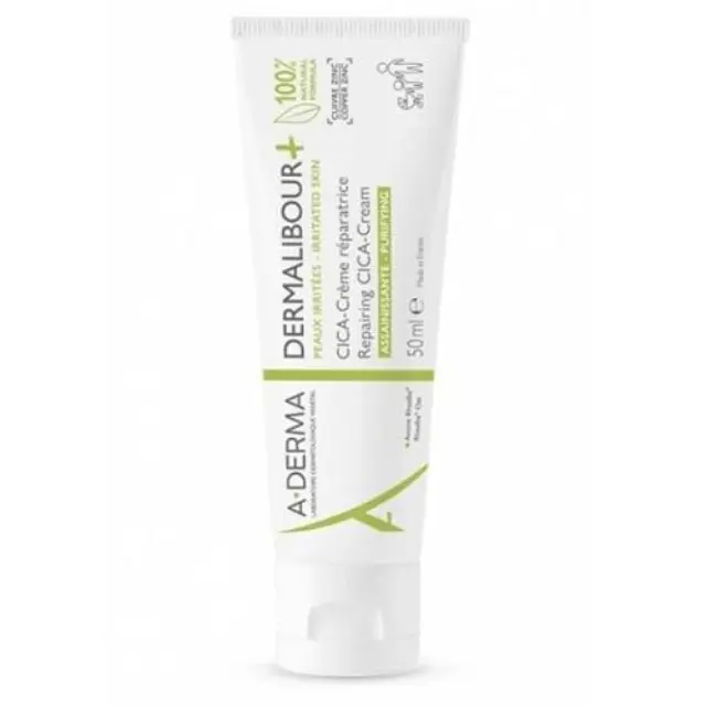 A-derma Dermalibour Cica-Cream Αποτελεσματική Κρέμα για Πρόσωπο και Σώμα Διάρκειας 24 Ώρες και 100% Φυσικής Προέλευσης, 50ml