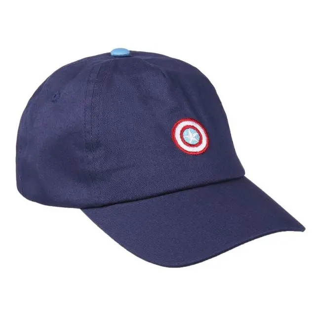 Cerda® Jockey Υφασμάτινο Καπέλο Captain America Embroidered Logo Cap- Navy Blue