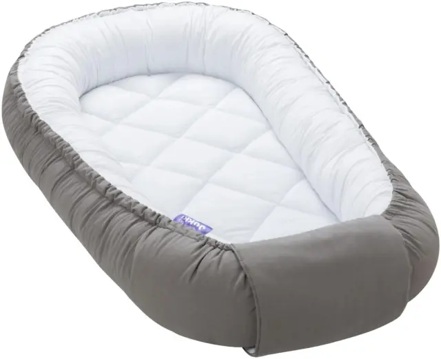Φωλιά Διπλής Όψεως 55x100cm Pastel White Grey Comfort 5904506809196