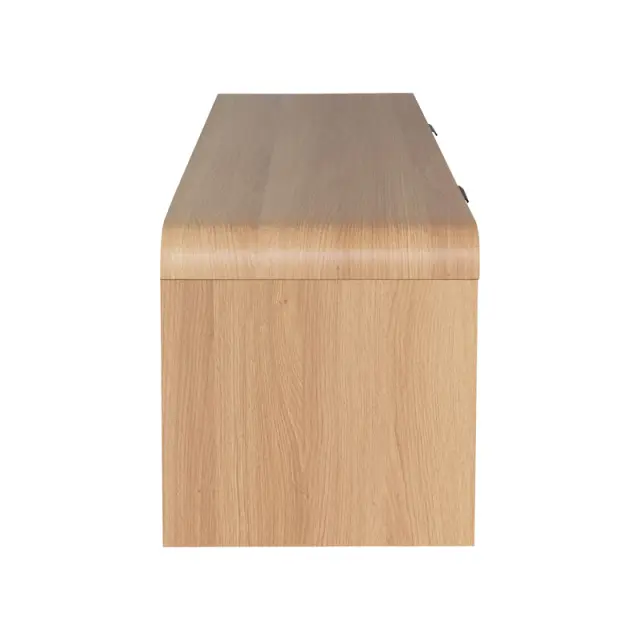 Έπιπλο τηλεόρασης Anfen pakoworld mdf σε φυσική απόχρωση 160x39x40,5εκ 2