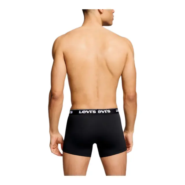 Levi's Ανδρικό Boxer Repeat Logo Brief - Τριπλό Πακέτο, Χρώμα Μαύρο 3