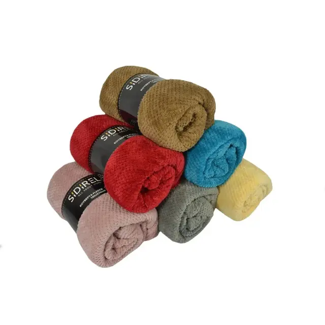 Sidirela Κουβέρτα fleece 150x220cm – Fleece Blanket E0008