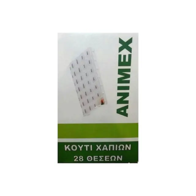 Animex Εβδομαδιαία Θήκη Χαπιών με 28 Θέσεις σε Διάφανο χρώμα 1τμχ