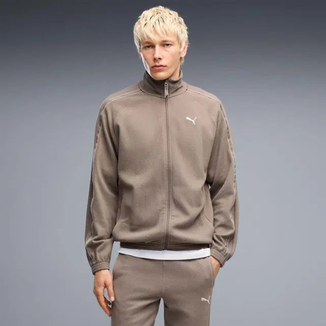 Puma Men's Class Relaxed Material Full-Zip Track Jacket Μπεζ 694298-81 (Puma)