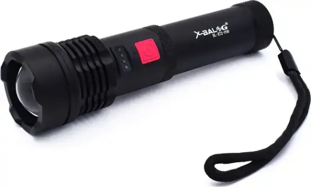 Επαναφορτιζόμενος Φακός LED Αδιάβροχος IPX4 με Μέγιστη Φωτεινότητα 1500lm P90 X-Balog BL-X72-P90 572902