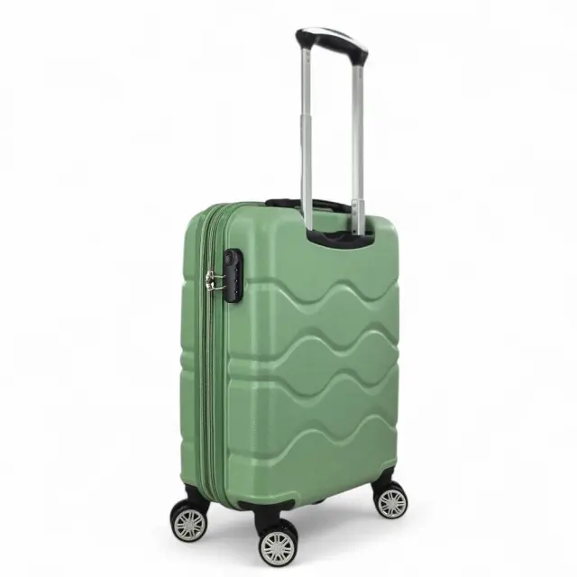 Cabin Size Βαλίτσα 55x40x20 +5εκ GREENWICH 131 – Εγκεκριμένη Χειραποσκευή - Πράσινο 3