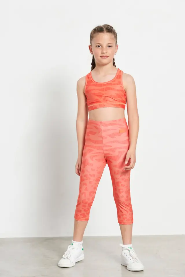 Body Talk Orange Leggings Girl 1231-706006 - 10
