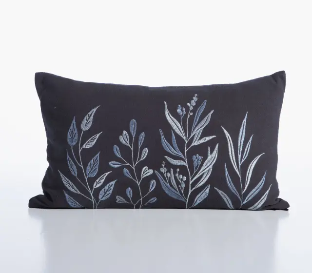 ΔΙΑΚΟΣΜΗΤΙΚΟ ΜΑΞΙΛΑΡΙ IMPACT 30X50 NEF-NEF HOMEWARE, 85% ΒΙΣΚ-15% ΛΙΝΕΝ - BLUE (039911)