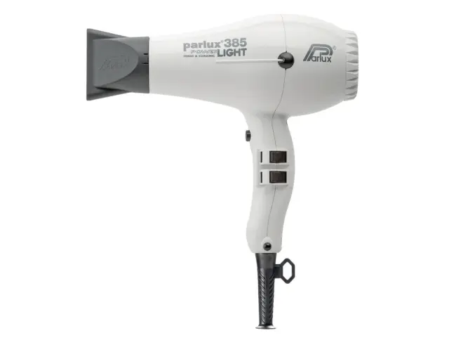 Επαγγελματικό Πιστολάκι Μαλλιών Parlux 385 PowerLight με ισχύ 2150W και 4 θερμοκρασίες - White385 White 2