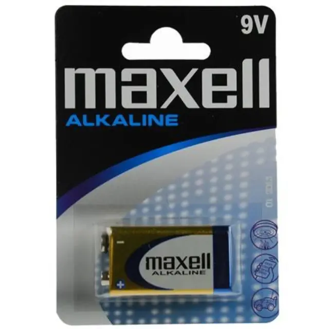 Maxell Αλκαλική Μπαταρία 9V 1τμχ (9017593) (MAX9017593)