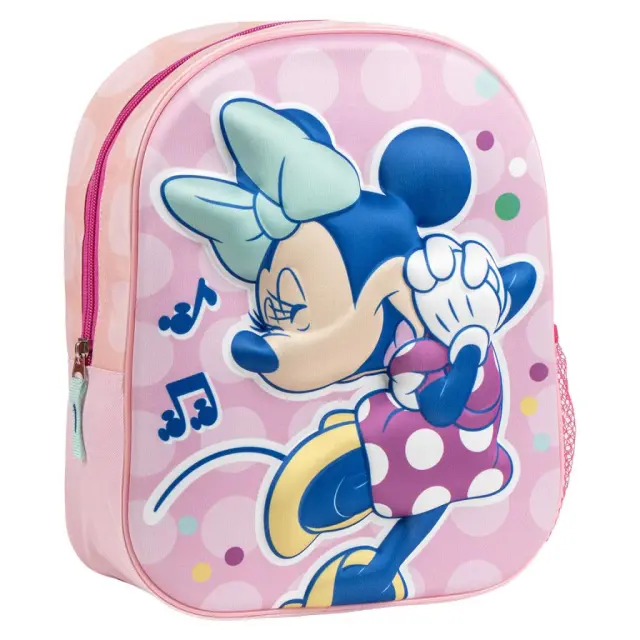 Disney Minnie Music 3D Παιδικό Σακίδιο Πλάτης 31×25×10 cm