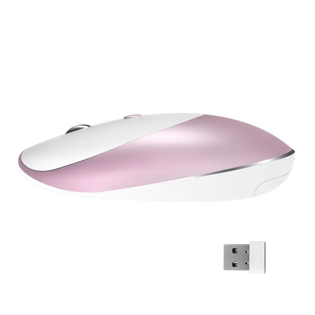 Meetion MT-R600 2.4G Ασύρματο Ποντίκι / Ροζέ Χρυσό 17.001.0010 3