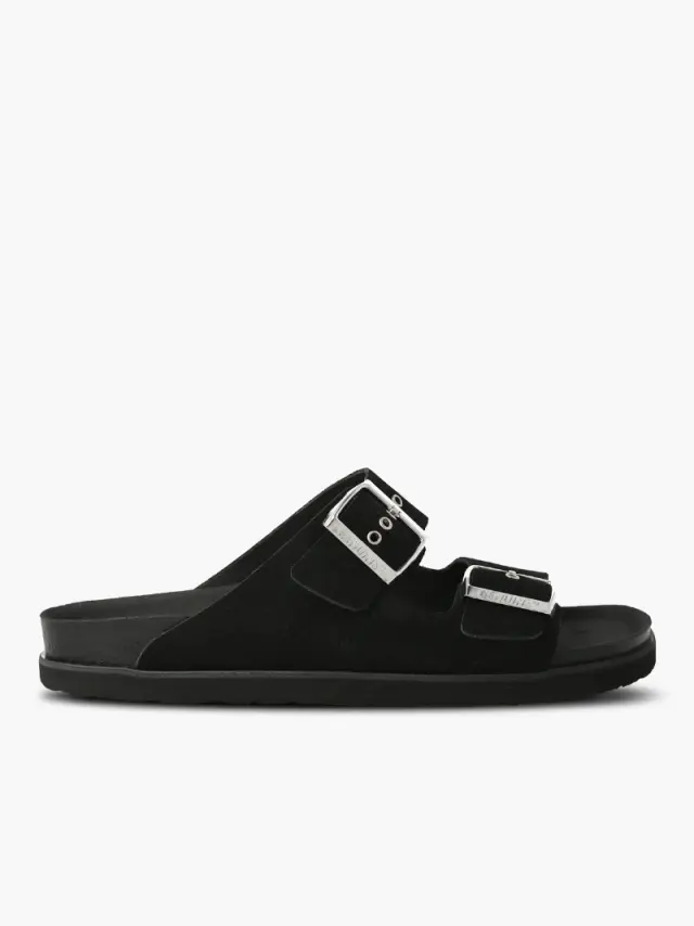 Genuins Πέδιλα Γυναικείο δέρμα Nubuck Μαύρο GEN/HAWAII PREM G104349 V/BLACK 3
