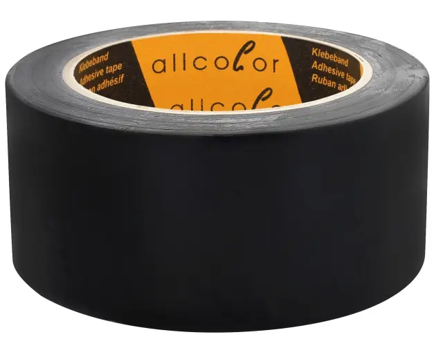ALLCOLOR GAFFER-TAPE Dancefloor-PVC-Tape - 50mm x 33m black (670-50 S)