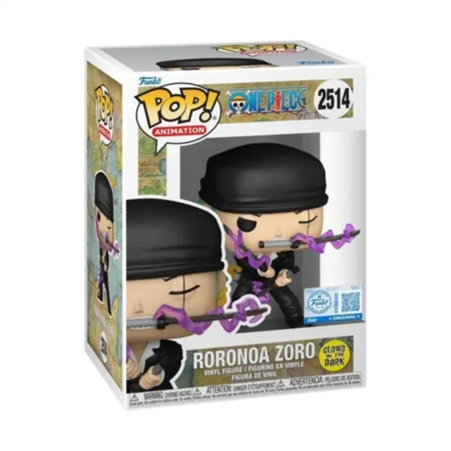 Φιγούρα Funko Pop! Animation: One Piece - Roronoa Zoro (Dressrosa Arc) (GITD) (Special Edition) #2514 Vinyl Figure